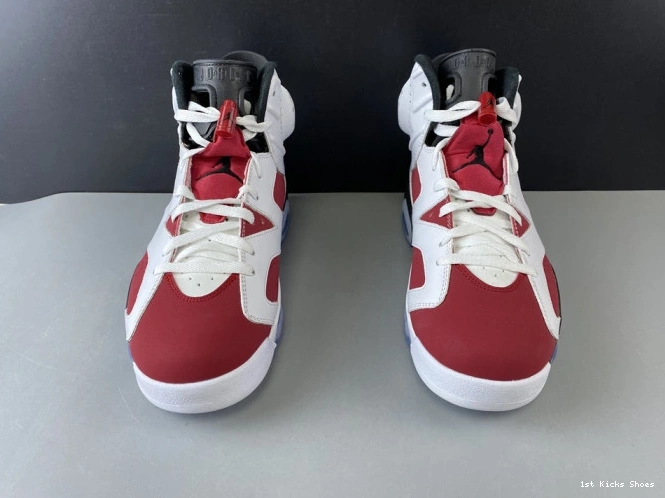 1st Kicks JORDAN RETRO AIR 6 2014 384664-160 'CARMINE' 0727